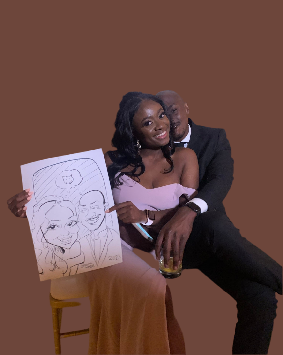 Black and White Caricature