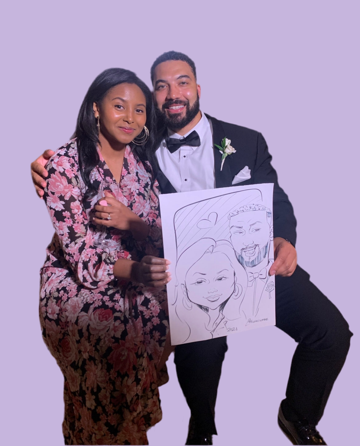 Black and White Caricature